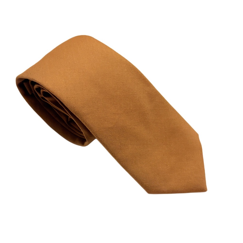 J. Crew Men's Solid Caramel Tie
